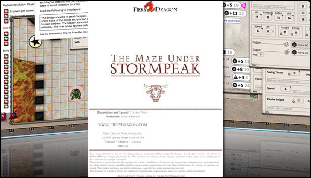 Fantasy Grounds - H2-The Maze Under Stormpeak 4E Fantasy (Token Pack) Steam capsule image