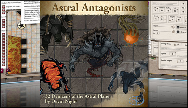 Fantasy Grounds - Astral Antagonists (Token Pack) Steam capsule image