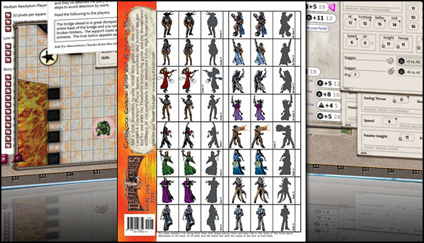 Fantasy Grounds - Deadlands Cardstock Cowboys: Weird West #1 (Token Pack) Steam capsule image