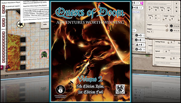 Fantasy Grounds - Quests of Doom 2 (5E) Steam capsule image