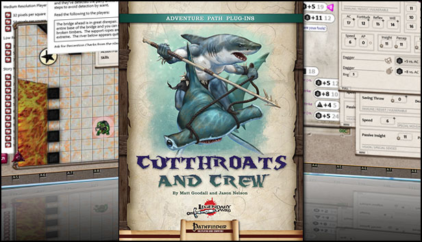 Fantasy Grounds - Cutthroats and Crew (PFRPG) Steam capsule image