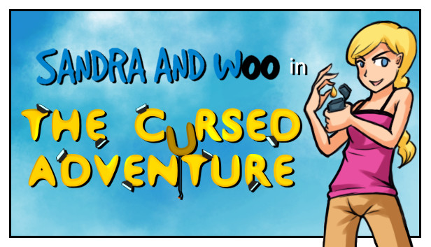 Sandra and Woo in the Cursed Adventure Steam capsule image