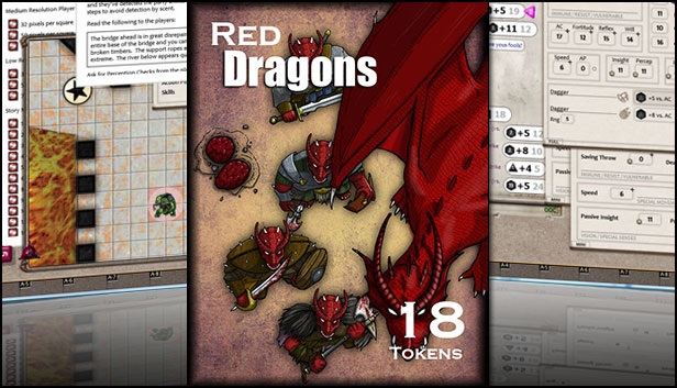Fantasy Grounds - Red Dragons (Token Pack) Steam capsule image