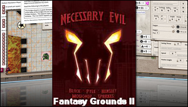 Fantasy Grounds - Setting: Necessary Evil (Savage Worlds) Steam capsule image