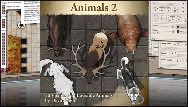 Fantasy Grounds - Animals 2 (Token Pack) Steam capsule image