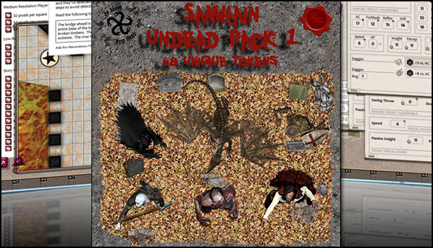 Fantasy Grounds - Ddraig Goch's Samhain Undead 1 (Token Pack) Steam capsule image