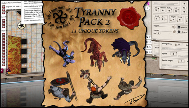 Fantasy Grounds - Ddraig Goch's Tyranny 2 (Token Pack) Steam capsule image