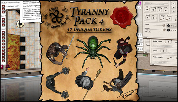 Fantasy Grounds - Ddraig Goch's Tyranny 4 (Token Pack) Steam capsule image