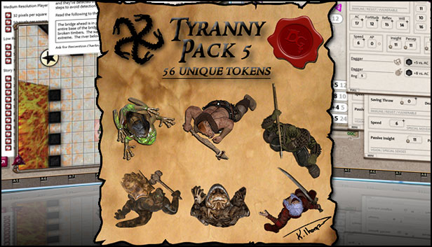 Fantasy Grounds - Ddraig Goch's Tyranny 5 (Token Pack) Steam capsule image