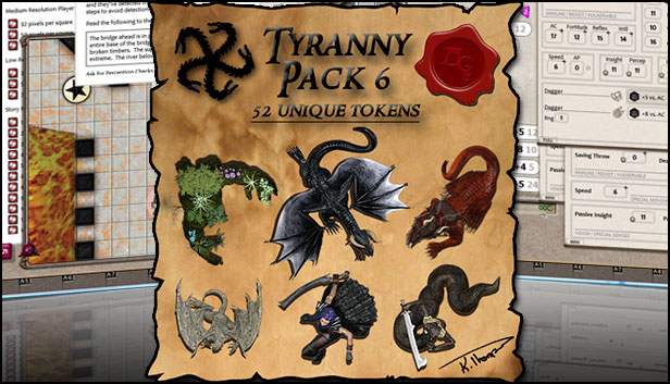Fantasy Grounds - Ddraig Goch's Tyranny 6 (Token Pack) Steam capsule image