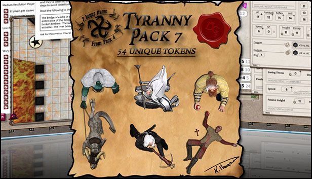 Fantasy Grounds - Ddraig Goch's Tyranny 7 (Token Pack) Steam capsule image