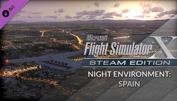 FSX Steam Edition: Night Environment: Spain Add-On Steam capsule image