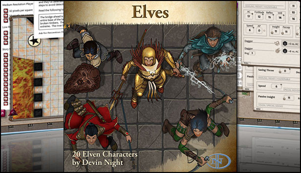 Fantasy Grounds - Elves (Token Pack) Steam capsule image