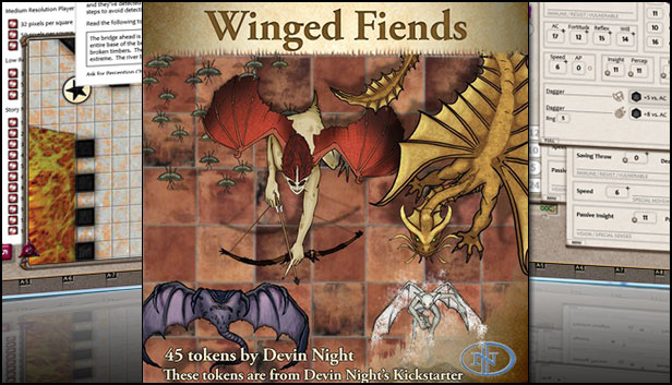 Fantasy Grounds - Winged Fiends (Token Pack) Steam capsule image
