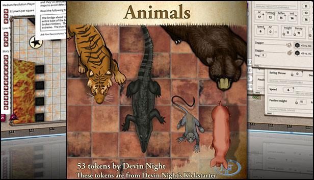 Fantasy Grounds - Animals (Token Pack) Steam capsule image