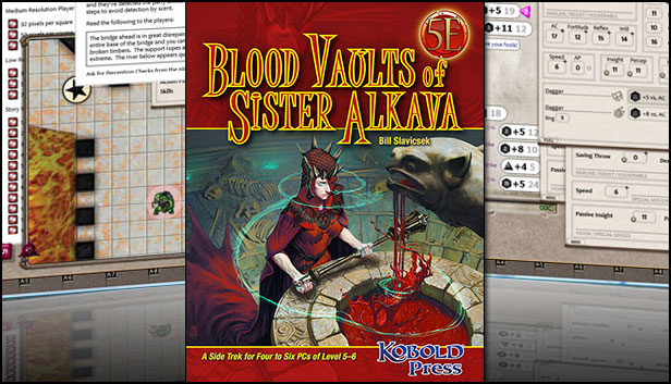 Fantasy Grounds - Blood Vaults of Sister Alkava (5E) Steam capsule image
