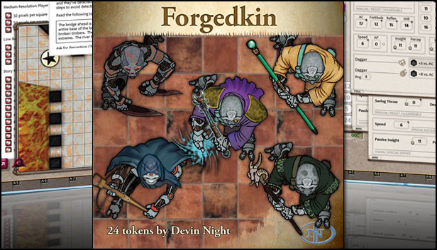 Fantasy Grounds - Forged Kin (Token Pack) Steam capsule image