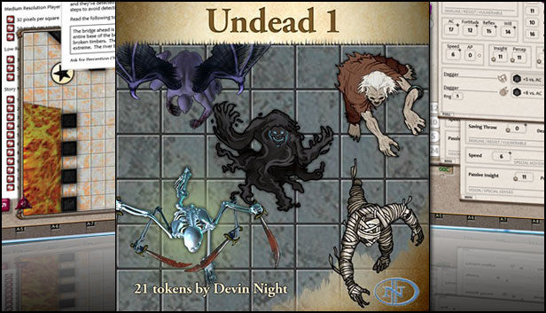 Fantasy Grounds - Undead 1 (Token Pack) Steam capsule image