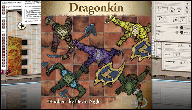 Fantasy Grounds - Dragon Kin (Token Pack) Steam capsule image