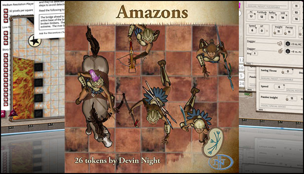 Fantasy Grounds - Amazons (Token Pack) Steam capsule image