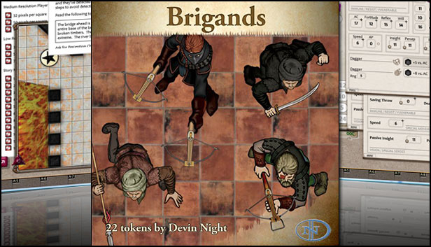 Fantasy Grounds - Brigands (Token Pack) Steam capsule image