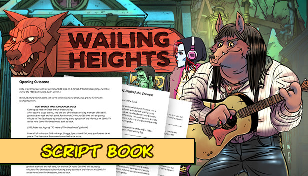 Wailing Heights - Script Book Steam capsule image
