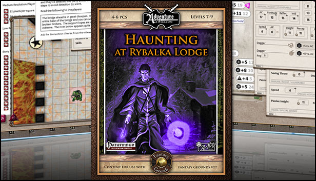 Fantasy Grounds - A17: Haunting at Rybalka Lodge (PFRPG) Steam capsule image