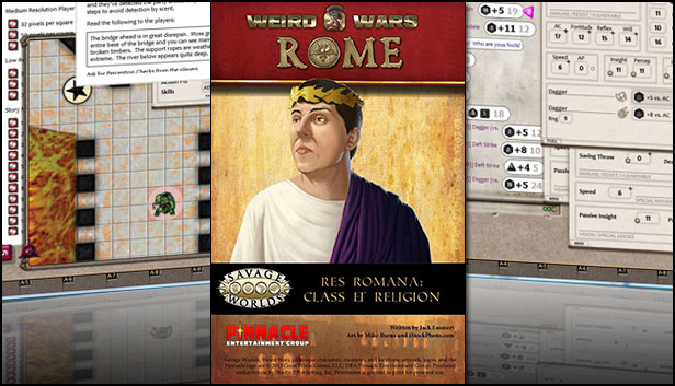 Fantasy Grounds - Weird Wars Rome: Res Romana (Savage Worlds) Steam capsule image