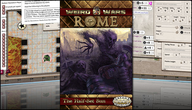Fantasy Grounds - Weird Wars Rome: Half-Set Sun (Savage Worlds) Steam capsule image