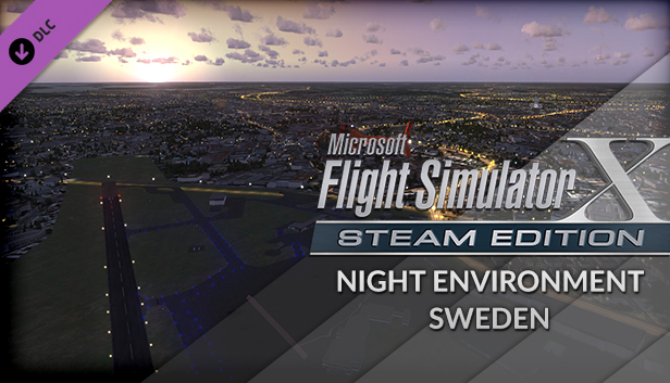 FSX Steam Edition: Night Environment: Sweden Add-On Steam capsule image