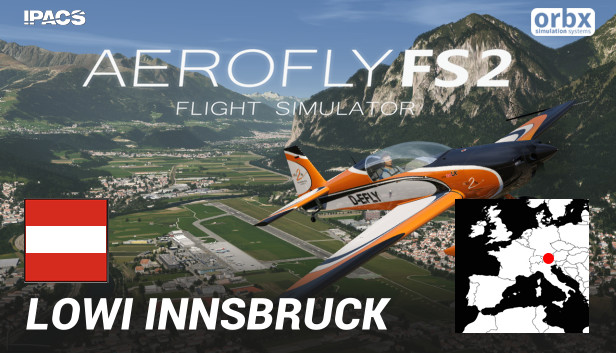 Aerofly FS 2 - Orbx - Innsbruck Airport Steam capsule image