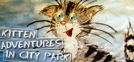 Kitten adventures in city park