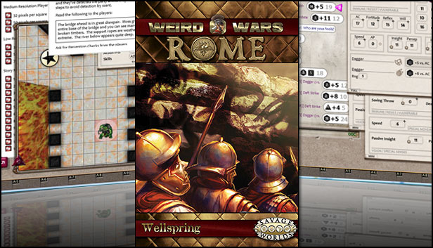 Fantasy Grounds - Weird Wars Rome: Wellspring (Savage Worlds) Steam capsule image