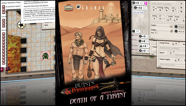 Fantasy Grounds - Beasts & Barbarians: Death of a Tyrant (Savage Worlds) Steam capsule image