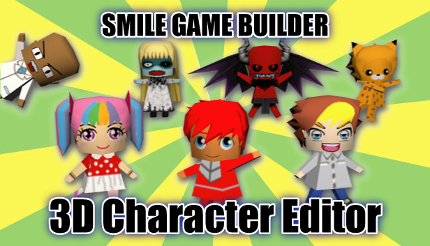 SMILE GAME BUILDER 3D Character Editor Steam capsule image