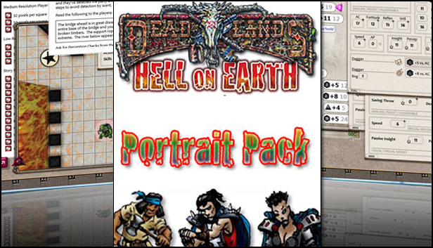 Fantasy Grounds - Hell on Earth (Portrait Pack) Steam capsule image