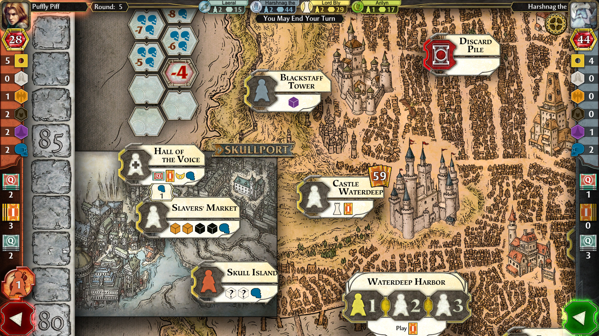 D&D Lords of Waterdeep Skullport expansion on Steam