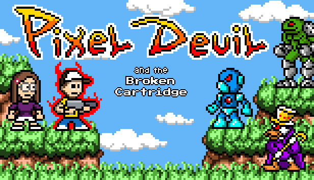 Pixel Devil and the Broken Cartridge Steam capsule image