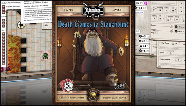 Fantasy Grounds - U03: Death Comes to Stoneholme (5E) Steam capsule image