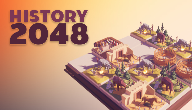 History2048 - 3D puzzle number game Steam capsule image