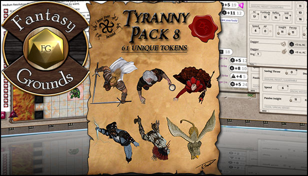 Fantasy Grounds - Ddraig Goch's Tyranny Pack 8 (Token Pack) Steam capsule image