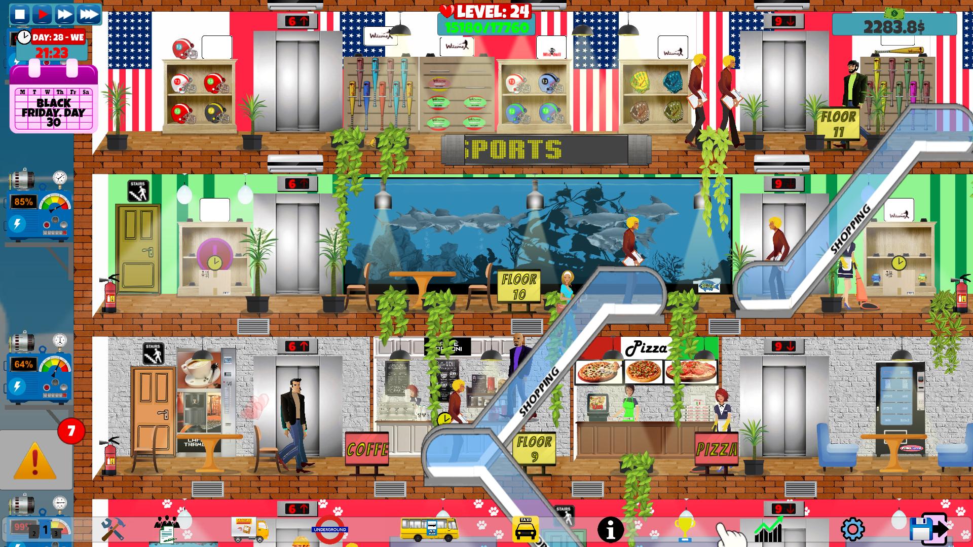 Shopping Mall Tycoon - Play free online games on PlayPlayFun