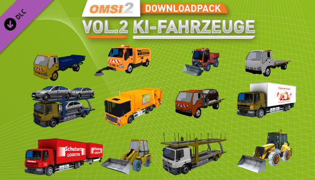 OMSI 2 Add-on Downloadpack Vol. 2 - KI-Fahrzeuge Steam capsule image
