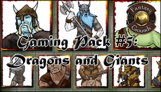 Fantasy Grounds - Gaming #5: Dragons & Giants (Token Pack) Steam capsule image