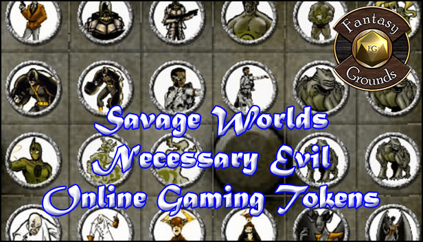 Fantasy Grounds - Savage Worlds Necessary Evil Online Gaming (Token Pack) Steam capsule image