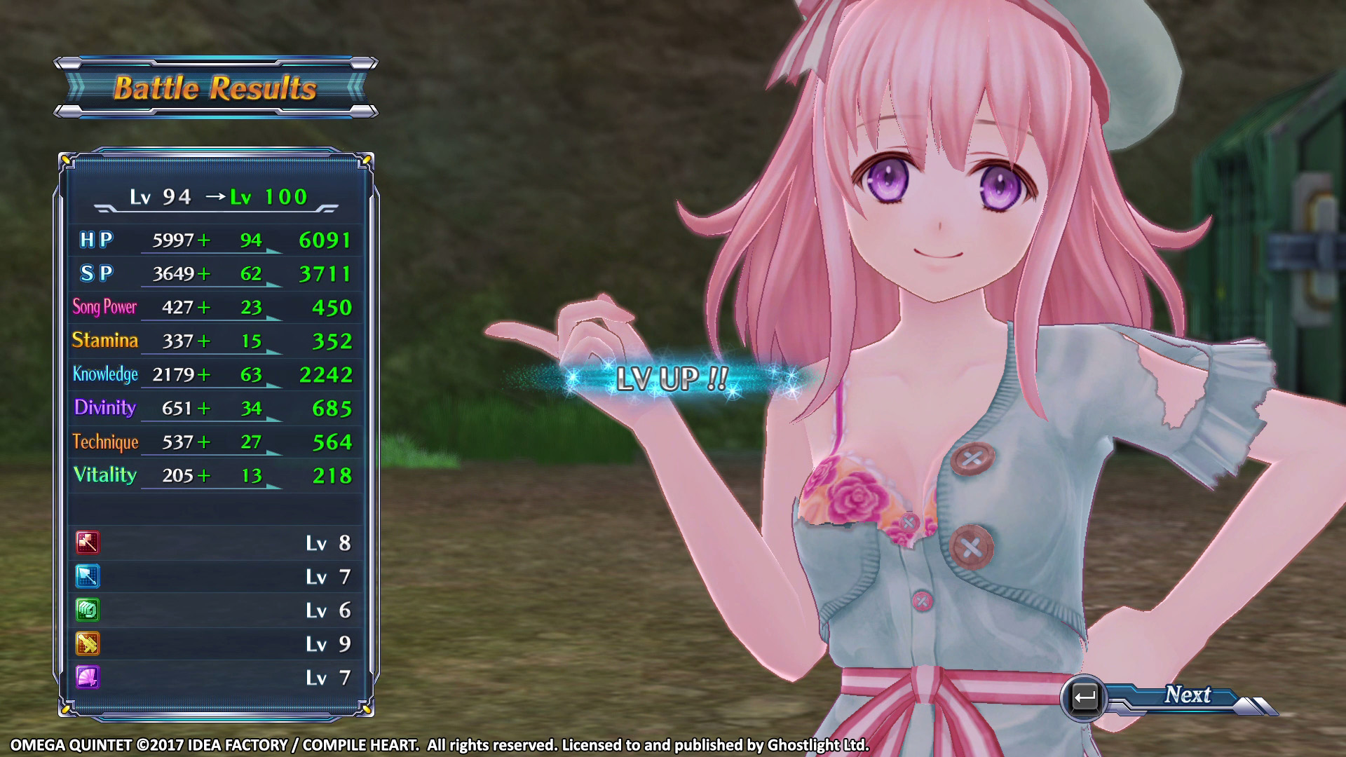 Omega Quintet on Steam