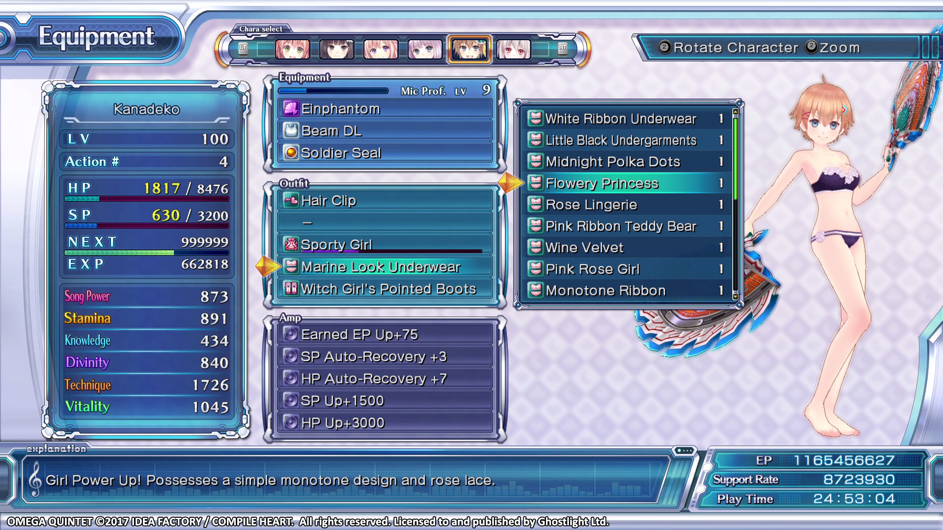 Omega Quintet on Steam
