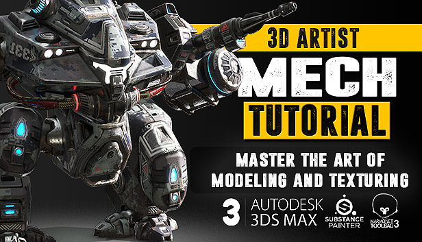 Mech Tutorial - 3Ds Max & Substance Painter Steam capsule image