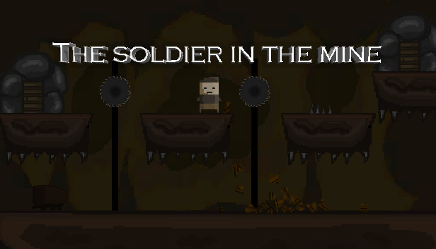 The soldier in the mine