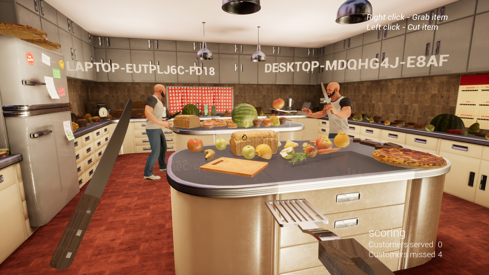 kitchen sim table